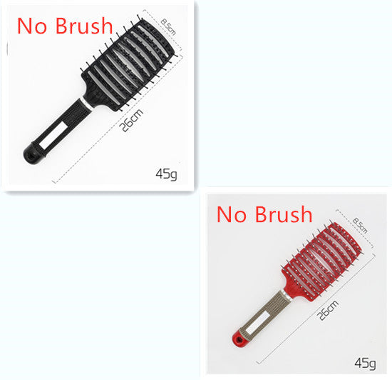 Hairbrush Anti Klit Brushy Haarborstel Women Detangler Hair Brush Bristle Nylon Scalp Massage  Teaser Hair Brush Comb null