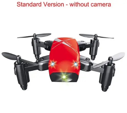 Micro Foldable RC Drone 3D Bearing Steering Wheel Remote Control Quadcopter Toys With Camera WiFi APP Control Helicopter Dron Kids Gift null