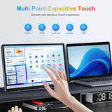 14 inch Portable Touch Monitor 1920x1200 16:10 for External Second Screen CCTV Computer Car System Display with 75*75mm VESA CX140TP - C 14 inch Portable Touch Monitor 1920x1200 16:10 for External Second Screen CCTV Computer Car System Display with 75*75mm VESA - shop_name