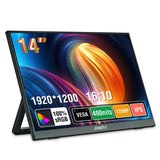 14 Inch Portable Touch Monitor Non - touch optional 16:10 400cd/m2 Gaming Computer Expand Display For XBox PS4/5 Switch Loptop Non - Touch Version 14 Inch Portable Touch Monitor Non - touch optional 16:10 400cd/m2 Gaming Computer Expand Display For XBox PS4/5 Switch Loptop - shop_name