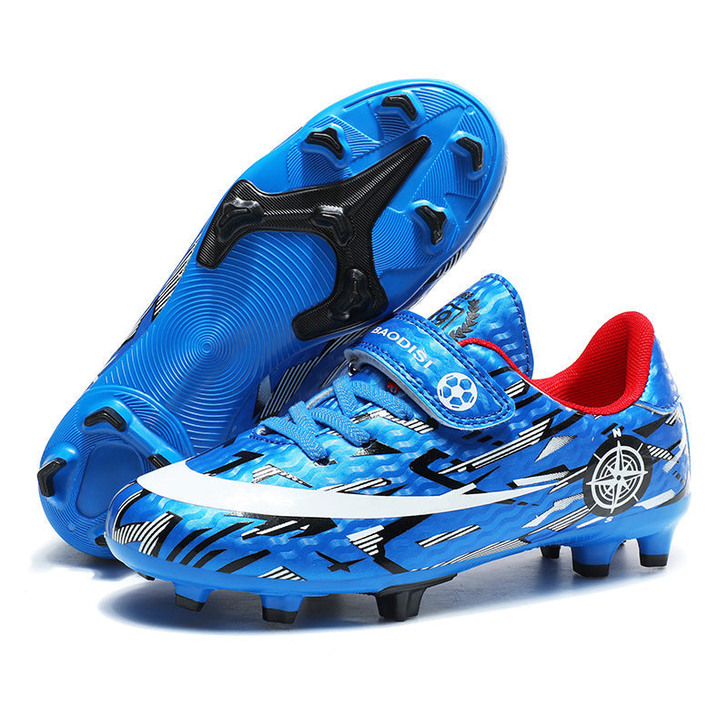 Children's Football Shoes Velcro Spike Sports null