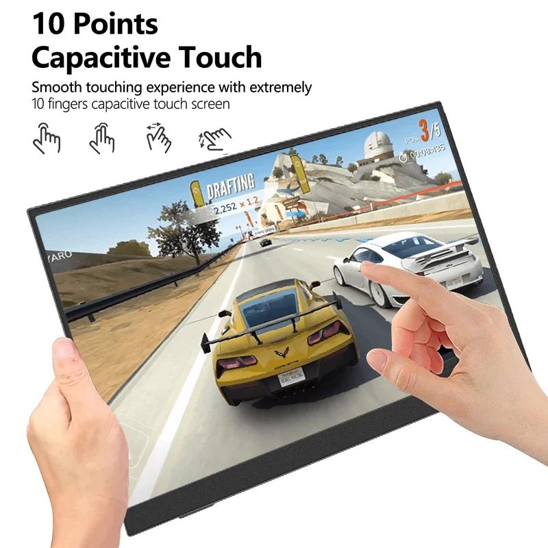 14.1 Inch Touch Screen Portable Monitor 100%sRGB 400cd/m2 Gaming Computer Expand Display For XBox PS4/ 5 Switch Loptop B141 - SZF06L6 - T 14.1 Inch Touch Screen Portable Monitor 100%sRGB 400cd/m2 Gaming Computer Expand Display For XBox PS4/ 5 Switch Loptop - shop_name