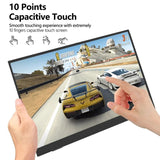14.1 Inch Touch Screen Portable Monitor 100%sRGB 400cd/m2 Gaming Computer Expand Display For XBox PS4/ 5 Switch Loptop B141 - SZF06L6 - T 14.1 Inch Touch Screen Portable Monitor 100%sRGB 400cd/m2 Gaming Computer Expand Display For XBox PS4/ 5 Switch Loptop - shop_name