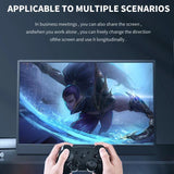14.1 Inch Touch Screen Portable Monitor 100%sRGB 400cd/m2 Gaming Computer Expand Display For XBox PS4/ 5 Switch Loptop B141 - SZF06L6 - T 14.1 Inch Touch Screen Portable Monitor 100%sRGB 400cd/m2 Gaming Computer Expand Display For XBox PS4/ 5 Switch Loptop - shop_name