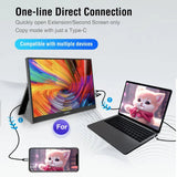 14.1 inch Touch Screen Portable Monitor IPS Second Game Screen Extended Display for Laptop with Bracket For xbox/raspberry Pi Touch Screen Version 14.1 inch Touch Screen Portable Monitor IPS Second Game Screen Extended Display for Laptop with Bracket For xbox/raspberry Pi - shop_name