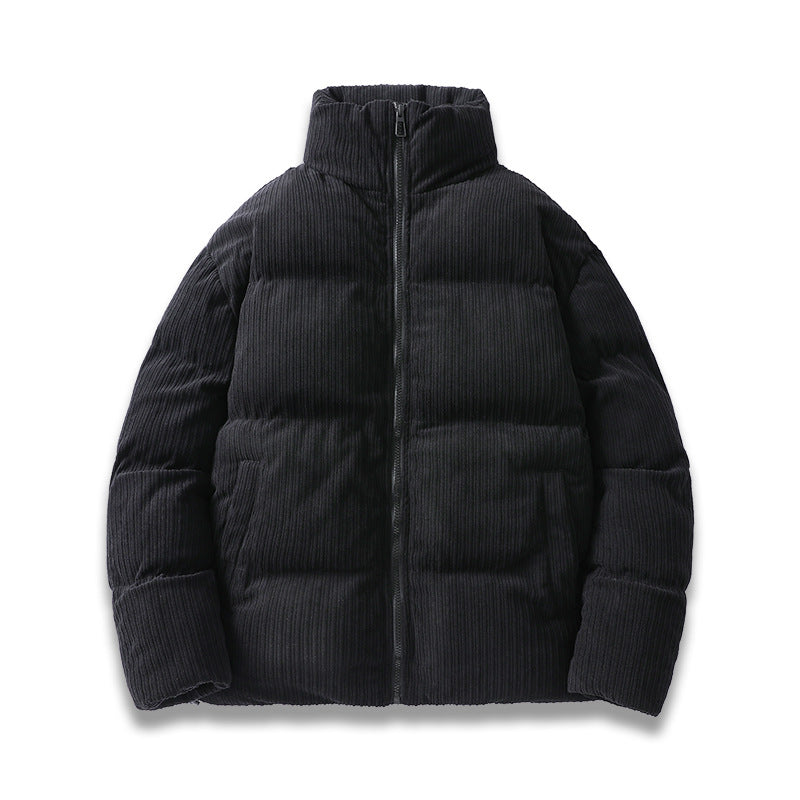 Thickening Stand Collar Casual Loose Cotton Coat