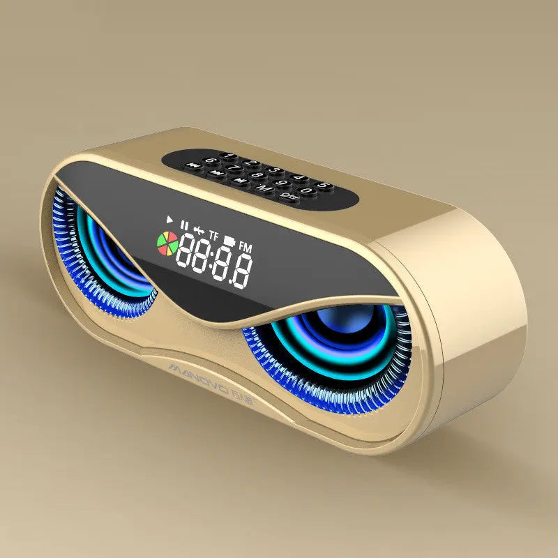 Colorful lights, dual speakers, digital buttons, song, Bluetooth speaker null