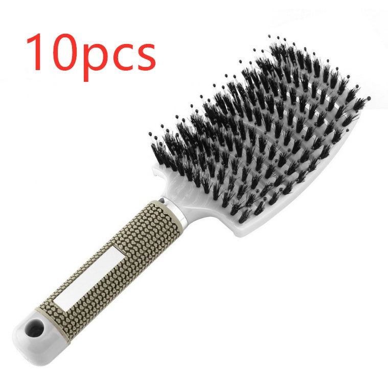 Hairbrush Anti Klit Brushy Haarborstel Women Detangler Hair Brush Bristle Nylon Scalp Massage  Teaser Hair Brush Comb null