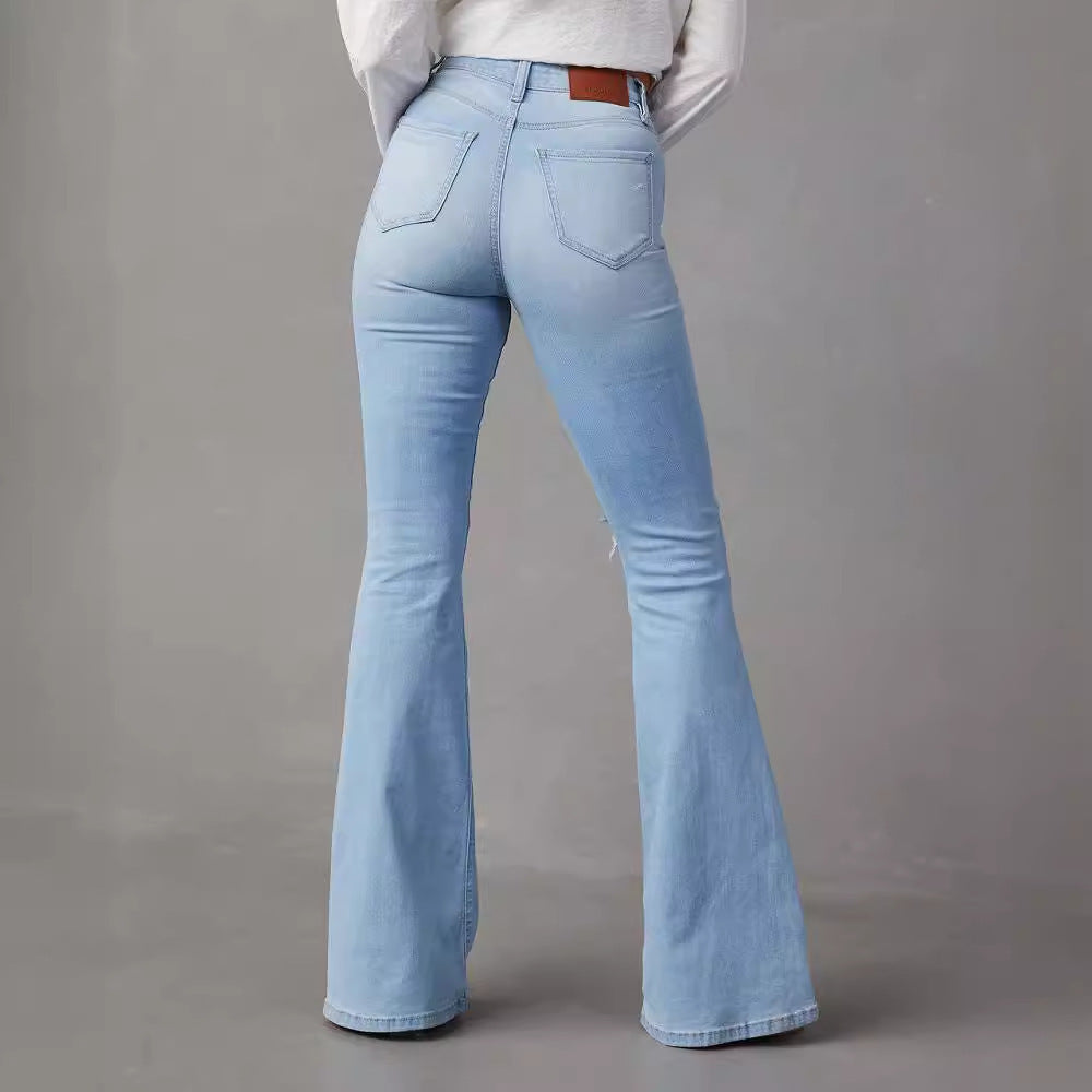 Fashion Temperament Wide-leg Jeans Women null