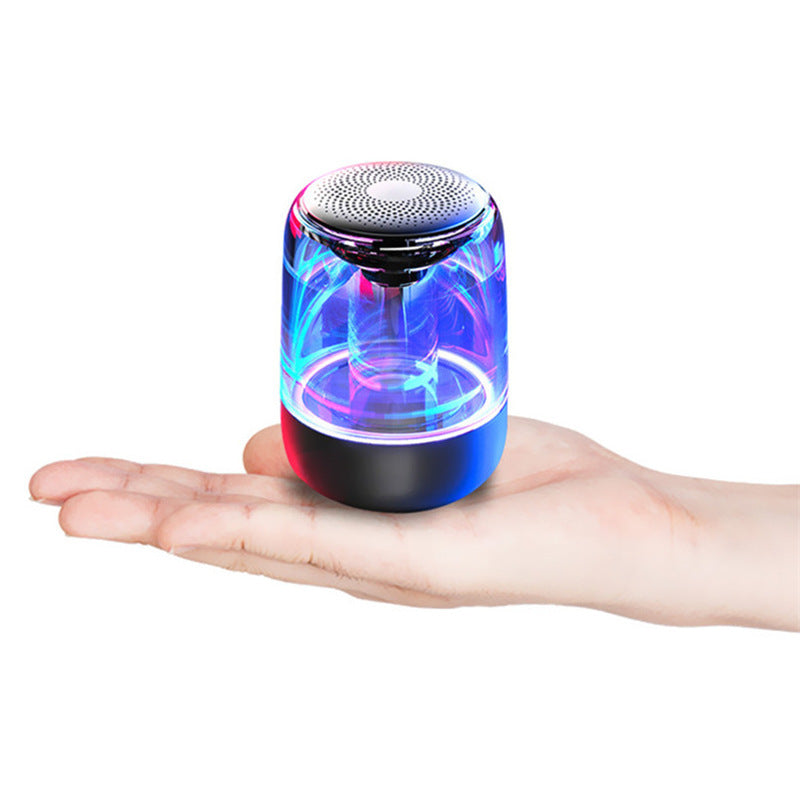 Portable Speakers Bluetooth Column Wireless Bluetooth Speaker Powerful Bass Radio with Variable Color LED Light null