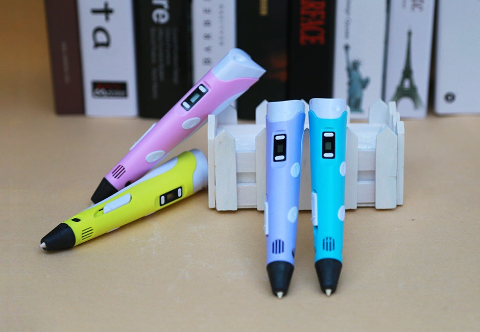 3D print pen 3D pen two generation graffiti 3D stereoscopic paintbrush children puzzle painting toys null