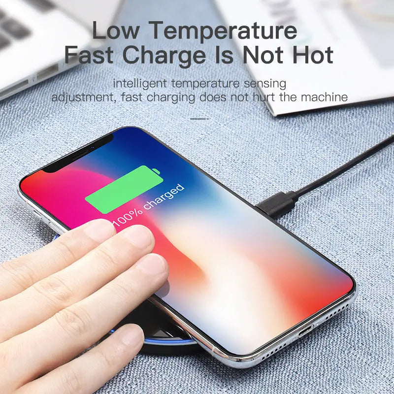 Mobile phone wireless charger fast charge null