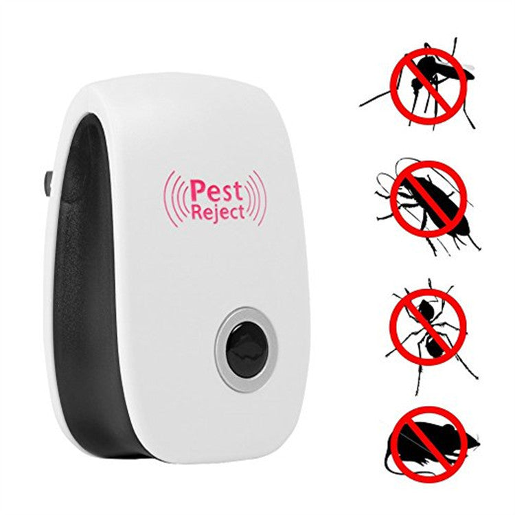 Electronic Ultrasonic Healthy Rechargeble Anti Mosquito Insect Pest Reject Mouse Repellent Repeller Practical Home EUUS Plug null