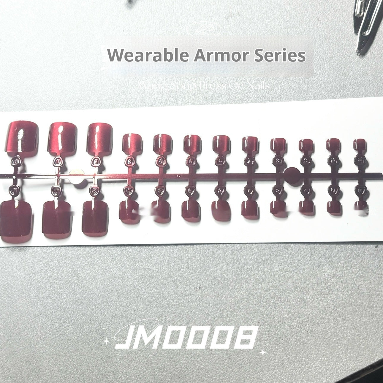 Toenail JM08 Wine Glass Toenail Cat's Eye Size