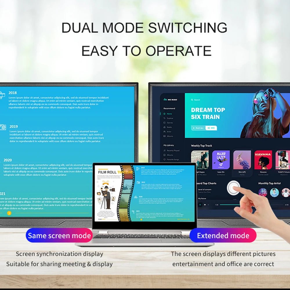 14inch Portable Monitor Touch Ultra - thin 1200P IPS USB - C HDMI External Second Screen for Laptop PC Cell Phone Switch PS4/5 Xbox Without Touch 14inch Portable Monitor Touch Ultra - thin 1200P IPS USB - C HDMI External Second Screen for Laptop PC Cell Phone Switch PS4/5 Xbox - shop_name
