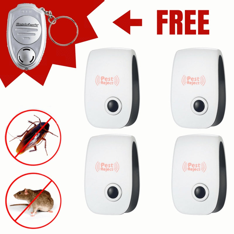 Electronic Ultrasonic Healthy Rechargeble Anti Mosquito Insect Pest Reject Mouse Repellent Repeller Practical Home EUUS Plug null