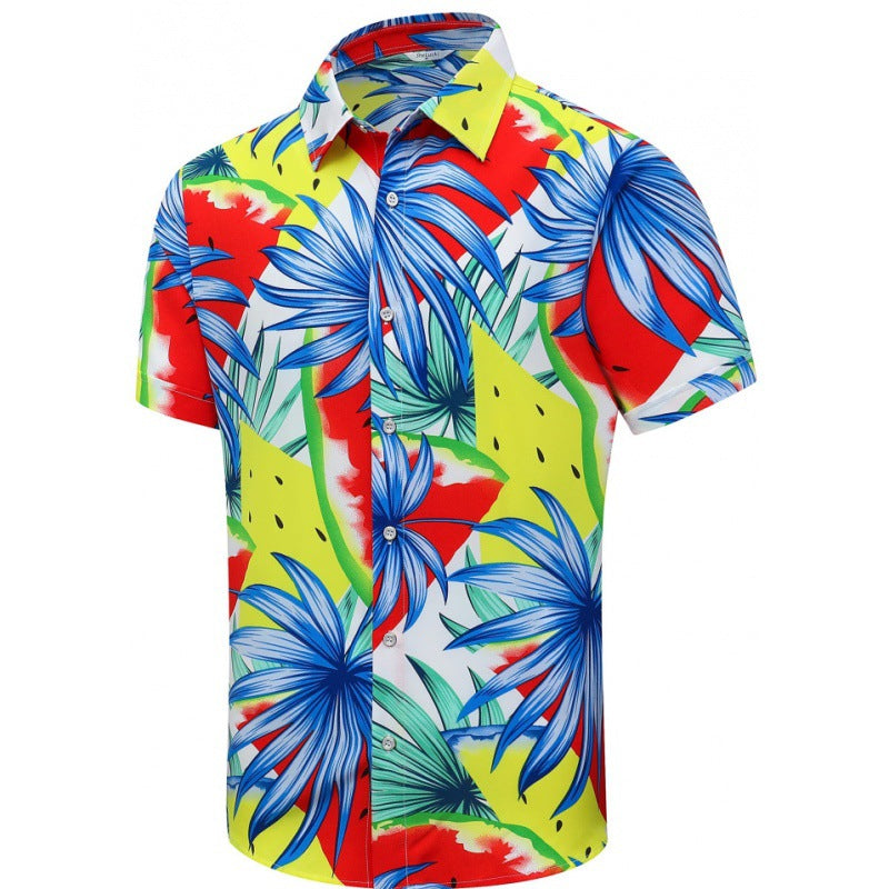 New SpringSummer Short Shirt Mens Top