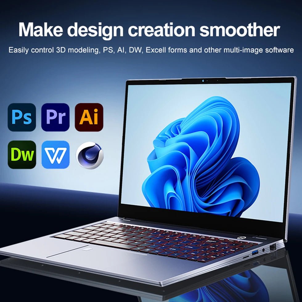 15.6 Inch I7 I9 Laptop Lightweight Portable Business Entertainment 16G 32G Office Laptop Black 15.6 Inch I7 I9 Laptop Lightweight Portable Business Entertainment 16G 32G Office Laptop - shop_name