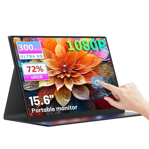 15.6 inch Portable Touch Monitor Gaming IPS FHD Laptop Extension Screen Display with Type C Mini HDMI For PS/Steam/Deck/Switch black 15.6 inch Portable Touch Monitor Gaming IPS FHD Laptop Extension Screen Display with Type C Mini HDMI For PS/Steam/Deck/Switch - shop_name