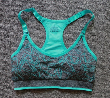 Quick-drying and moisture-absorbing elastic sports bra for running, fitness, yoga and sports hall. null