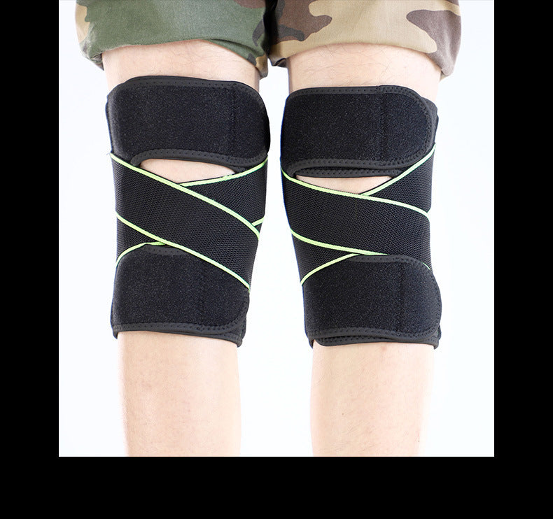 Outdoor sports compression knee pads null