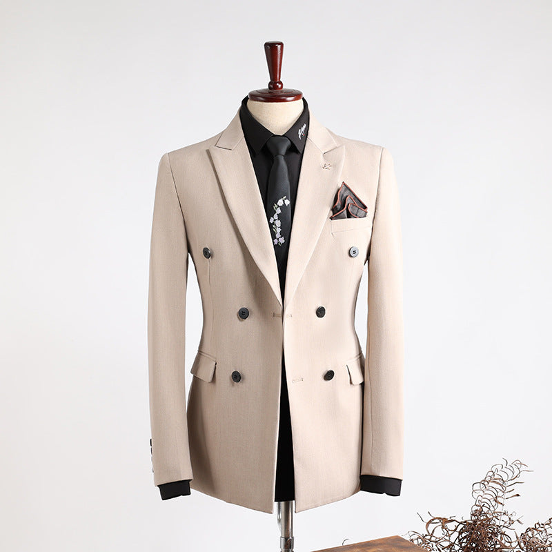 Double Row Suit Men's Fashion null