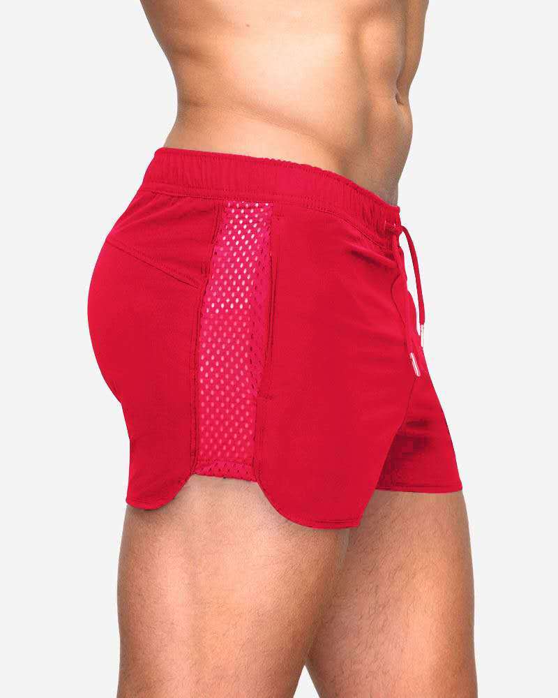 European And American Fitness Surfing Sprint Sports Shorts Men null