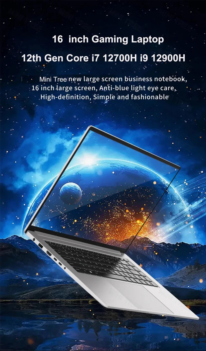 16 Inch IPS Gaming Laptop 13th Gen I7 1360P 1260P MX550 Fingerprint Office Notebook Ultrabook Computer 13th Win11 Pro WiFi5 16 " i7 - 1270P 16 Inch IPS Gaming Laptop 13th Gen I7 1360P 1260P MX550 Fingerprint Office Notebook Ultrabook Computer 13th Win11 Pro WiFi5 - shop_name
