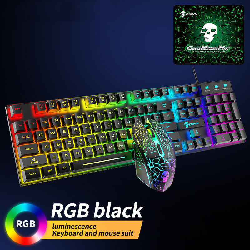 Kuiying T6RGB Luminous Keyboard And Mouse Set null