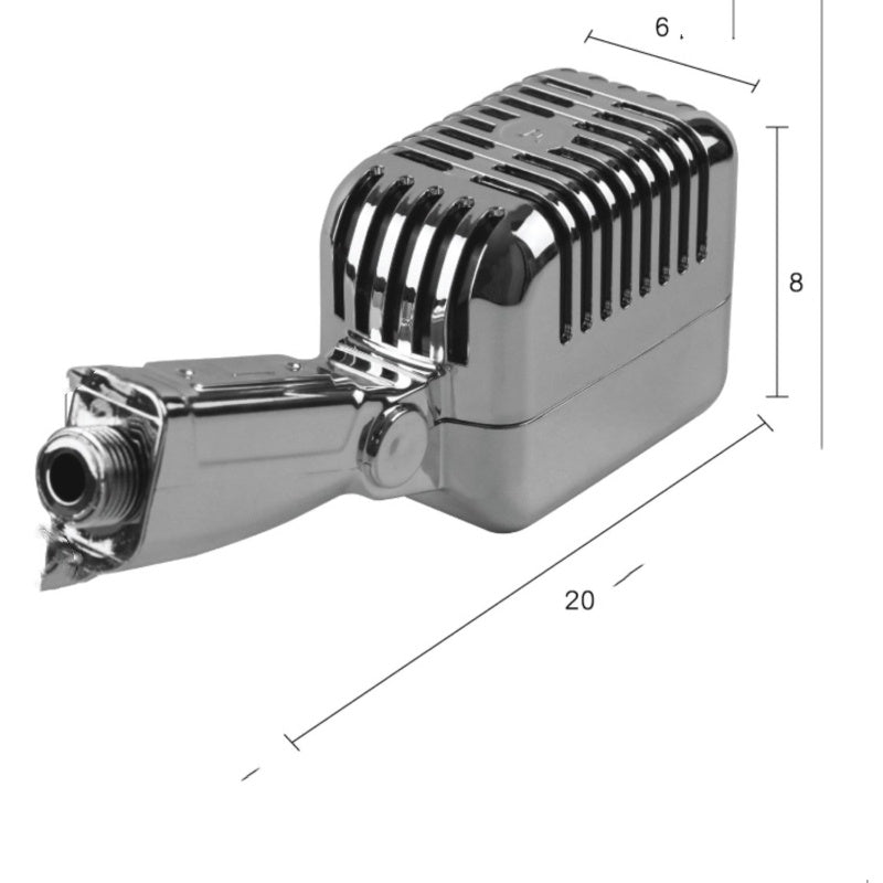 Microphone Shape Shower Head null