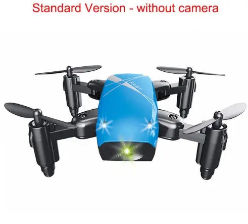 Micro Foldable RC Drone 3D Bearing Steering Wheel Remote Control Quadcopter Toys With Camera WiFi APP Control Helicopter Dron Kids Gift null