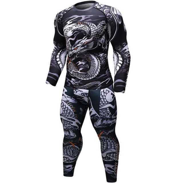 Male Sport Suit Men Running Clothes Sport Wear Yoga Set null