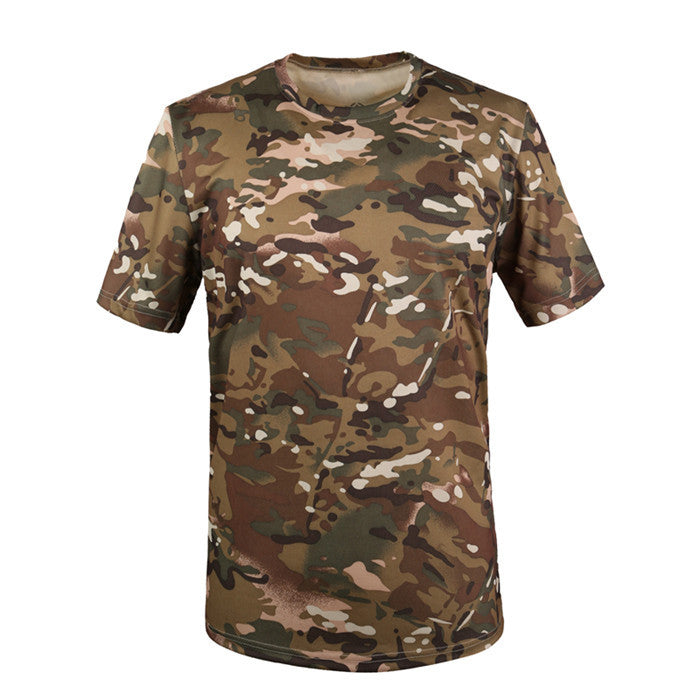 New Outdoor Men's T-shirt Short Sleeve Breathable And Fast Drying