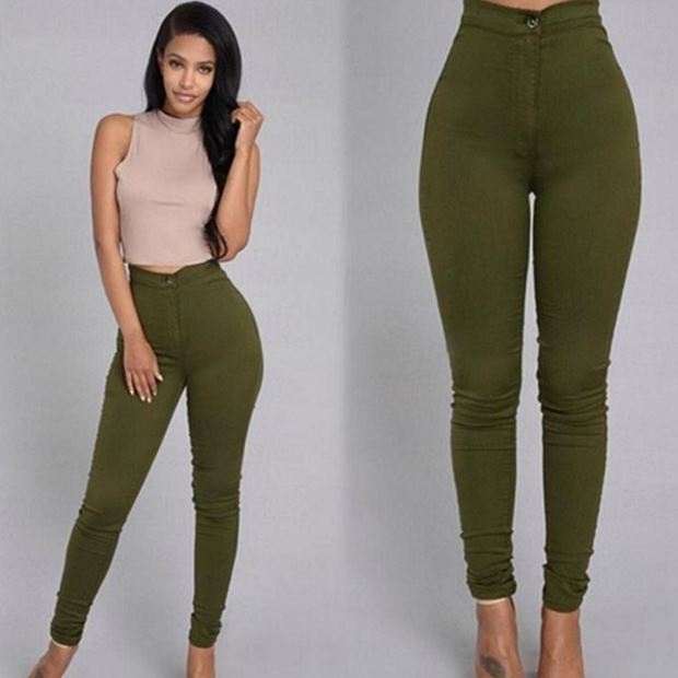 Fashion elastic jeans women leggings ladies null