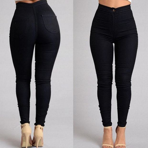 Fashion elastic jeans women leggings ladies null