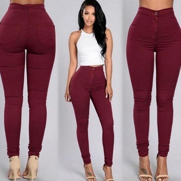 Fashion elastic jeans women leggings ladies null