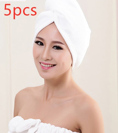 Women's Hair Dryer Cap, Absorbent Dry Hair Towel null