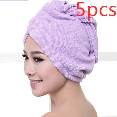 Women's Hair Dryer Cap, Absorbent Dry Hair Towel null