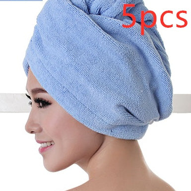 Women's Hair Dryer Cap, Absorbent Dry Hair Towel null