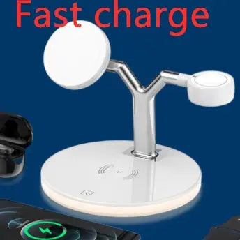 Compatible with Apple, 3 In 1 Magnetic Wireless Charger 15W Fast Charging Station For Magsafe Chargers null