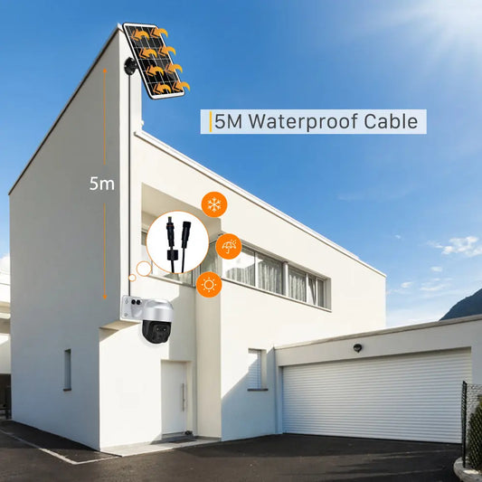 Solar Powered Wireless WiFi Surveillance Camera null