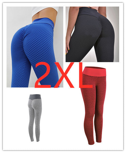 Plaid Leggings Fitness Yoga Pants Women's Seamless High Waist Breathable Gym Leggings null