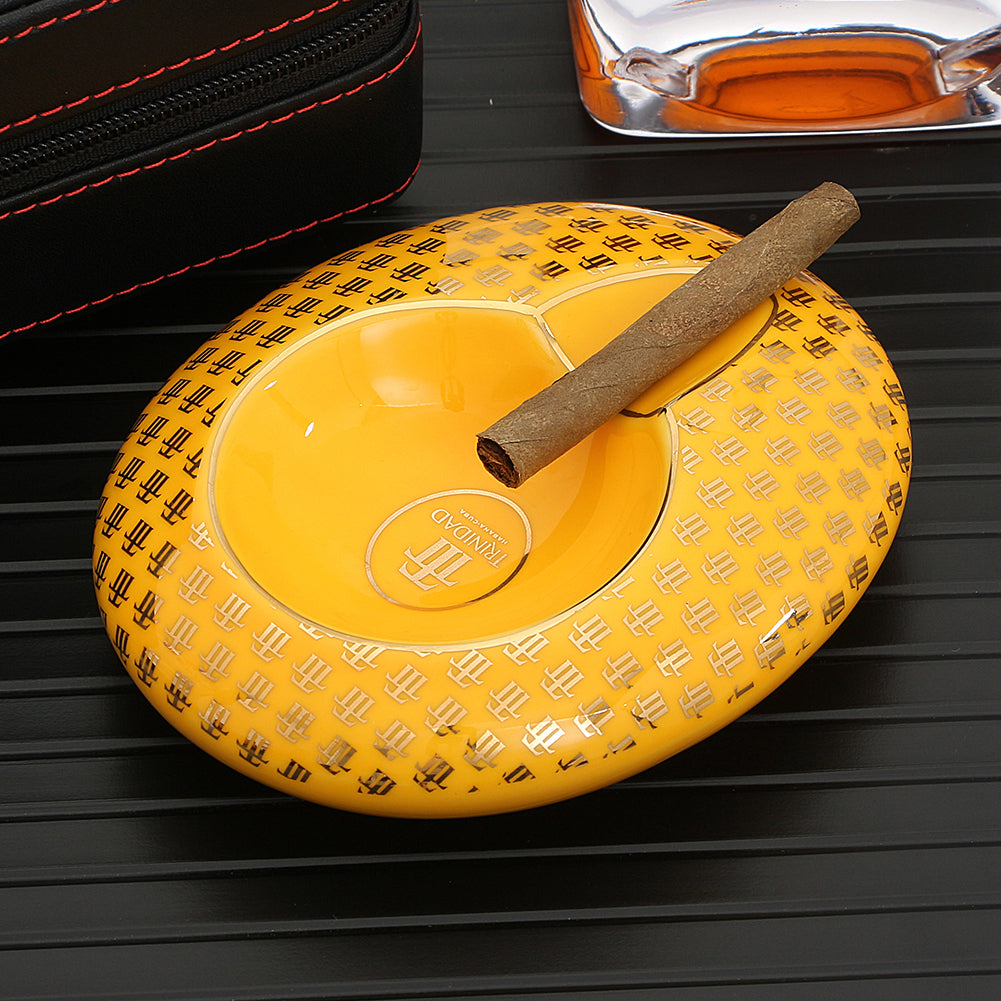 Cigar Ashtray Ceramic Portable Cigar Extinguisher Cuban Cigar Ashtray