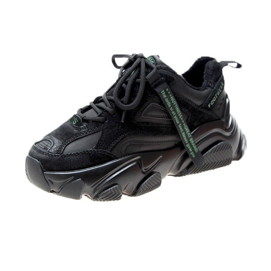 Daddy Shoes Ins New All-Match Thick-Soled Sports Shoes, Internally Increased Women'S Shoes null