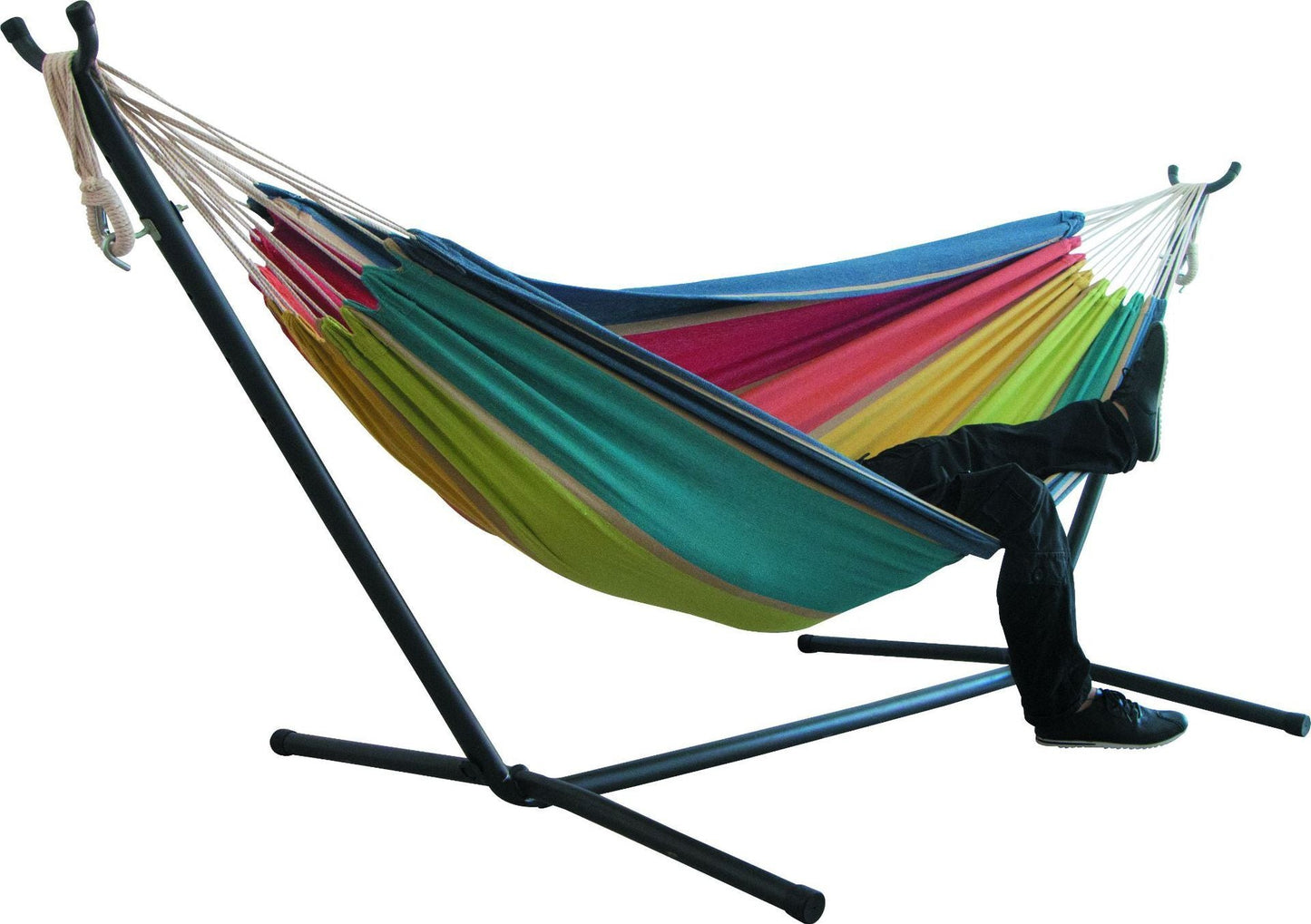 Canvas camping hammock null