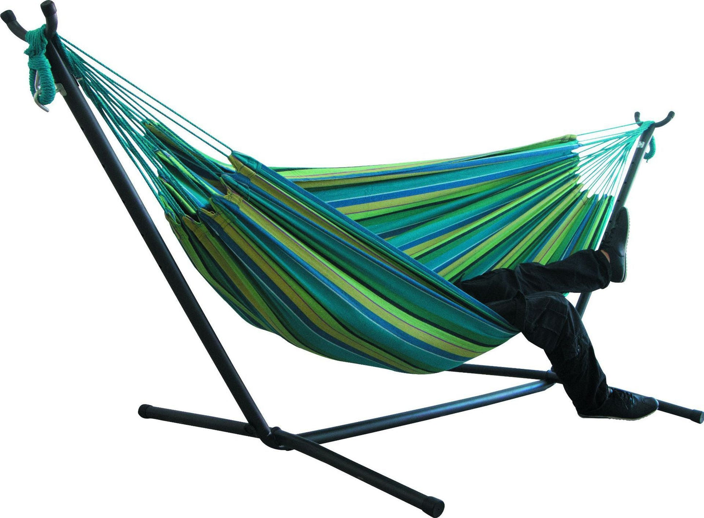 Canvas camping hammock null