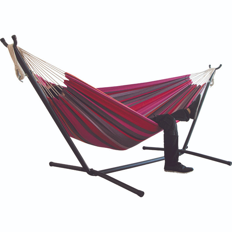 Canvas camping hammock null