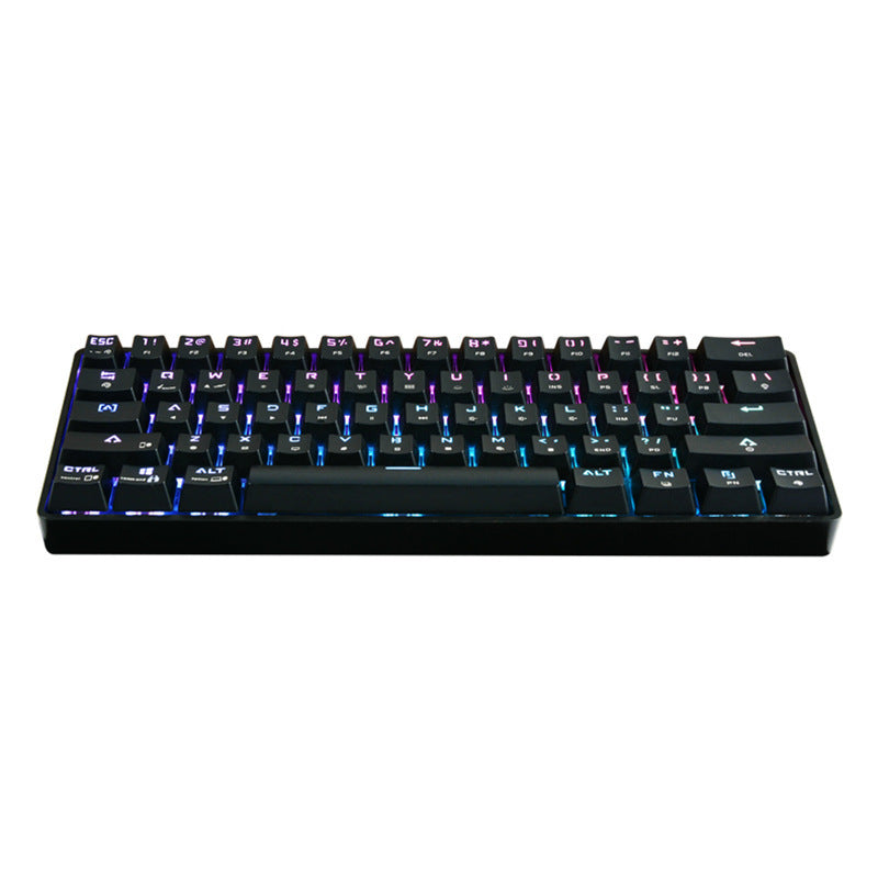 Wireless Bluetooth Keyboard Colorful PBT Keycaps Mechanical Keyboard null