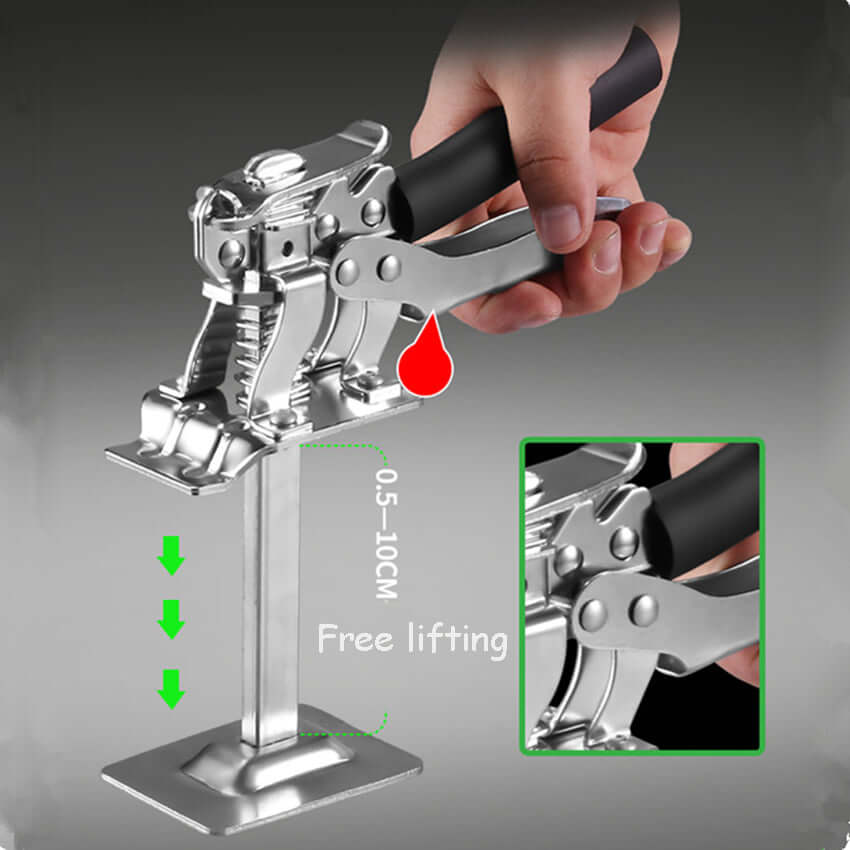 Wall Tiles And Ceramic Tiles Lifting Height Adjustment Manual Tile Positioner Stainless Steel Lifting Floor Tile Top Height Device