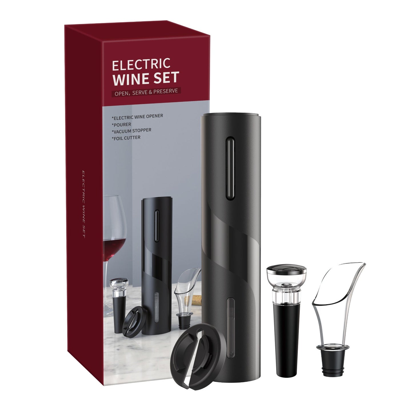 Electronic Bottle Opener Qier Plastic USB Rechargeable Wine Electric Electronic Bottle Opener null